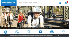 Desktop Screenshot of cykelhjelm.com